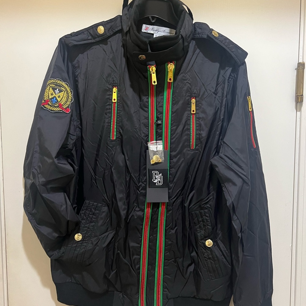 Brooklyn Basement Bomber Jacket, Light Weight Black Color Jacket - Brand New